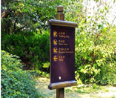 合川标识牌与环境之间有什么关系?