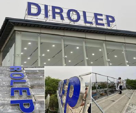 合川楼顶发光字安装的注意事项。